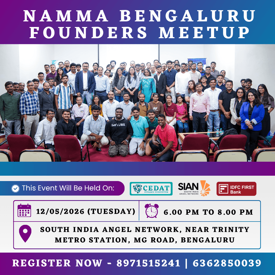 NAMMA BENGALURU FOUNDERS MEETUP BY CEDAT