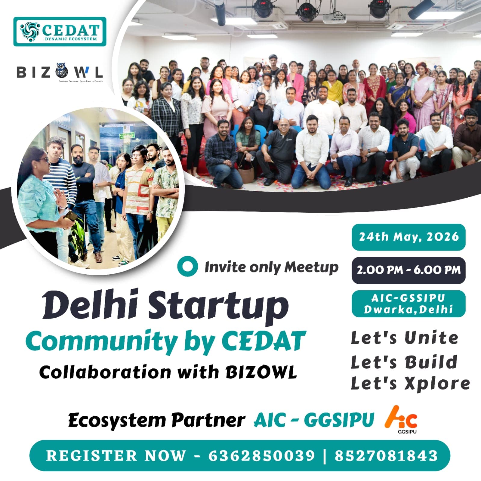 Delhi Startup Community Meetup by CEDAT