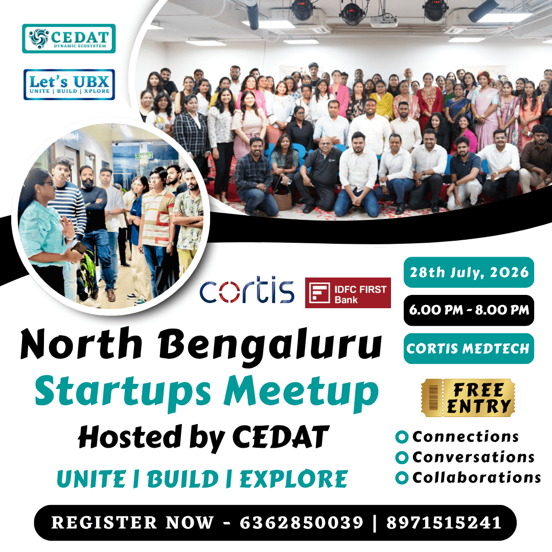 North Bengaluru Startups Meetup by CEDAT