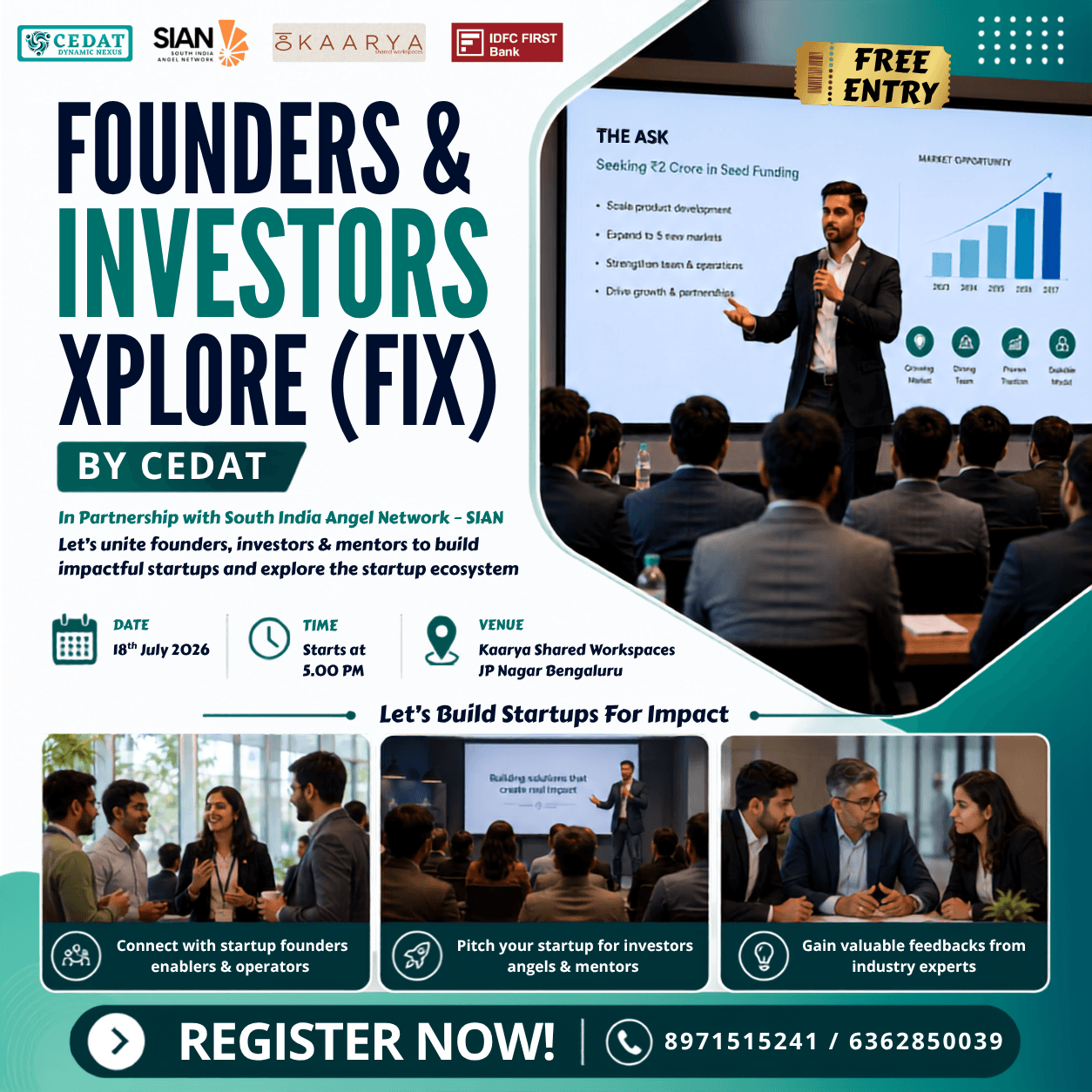 Founders & Investors Xplore by CEDAT