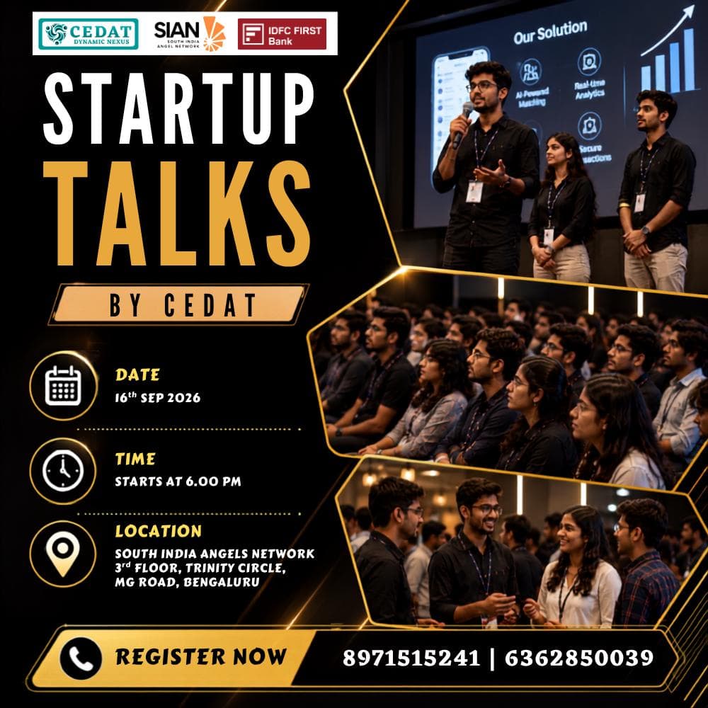 Startup Talks by CEDAT