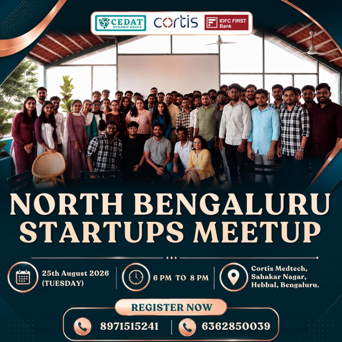 North Bengaluru Startups Meetup by CEDAT