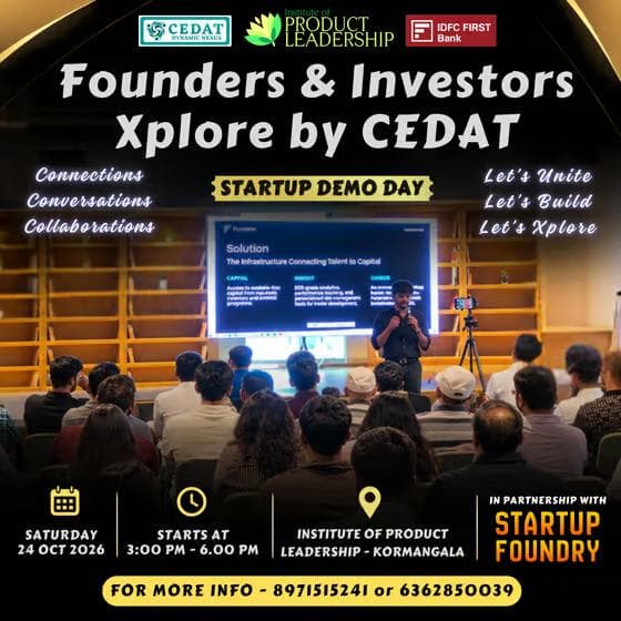 Founders & Investors Xplore by CEDAT